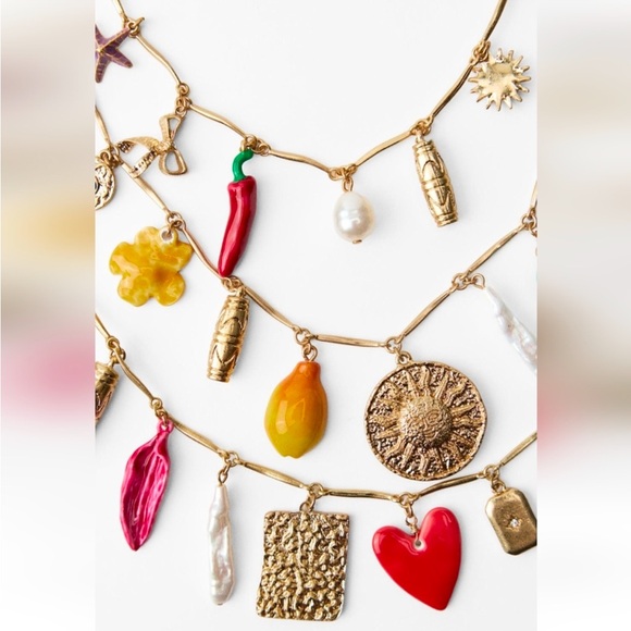 Zara 3 charm necklaces - Picture 4 of 6